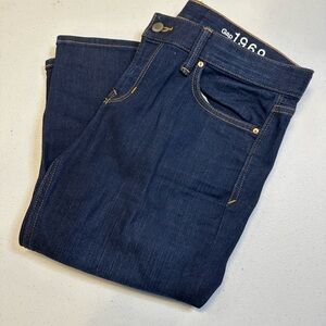 Gap 1969 Real Straight Jeans Women STRETCH‎ blue SIZE 29r